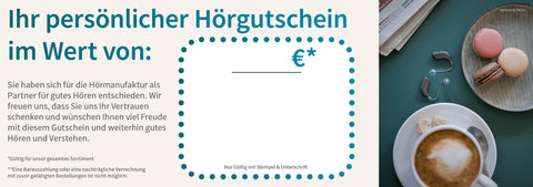 Geschenkgutschein hörmanufaktur